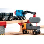 Train - Rail & Road Loading Set - Brio Wooden Trains 33210 